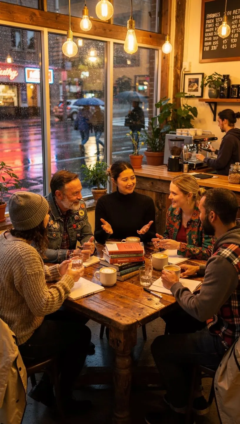 Networking event showcasing face-to-face interactions and connections